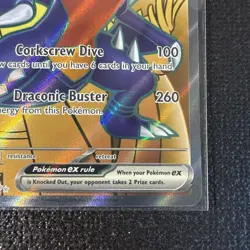 Pokemon TCG Cynthia's Garchomp EX 215/182 Destined Rivals Ultra Rare - Image 5