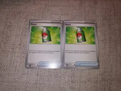 X2 Repel Mega Evolution Trainer 126/132 Near Mint Pokemon TCG English 2 Copies - Image 1