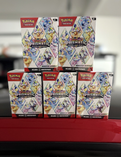 Lot of 5 Pokemon TCG Prismatic Evolutions (SV8.5) Booster Bundles *SEALED* - Image 1