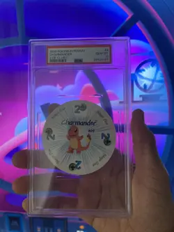 PSA 10 - Pop 20 - Vintage Pokemon Rummy Charmander 2 of Clubs (1999) - Image 1