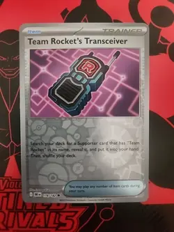 Team Rocket's Transceiver 178/182 Pokemon Sv10: Destined Rivals Reverse Holo - Image 1