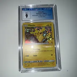 Graded PSA 9 2021 Pokemon - Pikachu Holo - McDonald’s Collection - Image 1