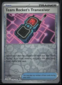 Team Rocket's Transceiver 178/182 Pokemon Destined Rivals Near Mint Reverse Holo - Image 1