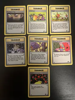 Pokemon TCG Team Rocket Trainer HP/DMG Lot The Boss’s Way 73/82 Challenge! 74/82 - Image 1