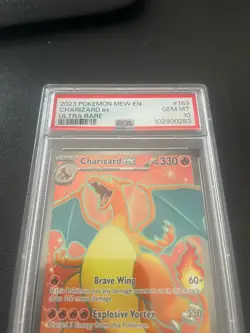 Pokemon Charizard ex 183/165 SV 151 Holo Ultra Rare English PSA 10 2023 - Image 2