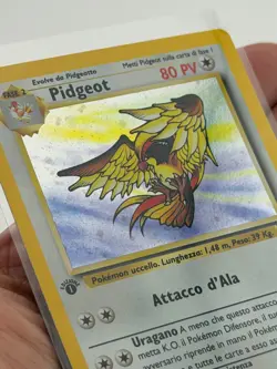 2000 Italian Rare Pokemon Pokemon 1st Edition Pidgeot Jungle 8/64 Holo NP MINT!! - Image 4