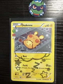 Pokemon TCG Dedenne RC10/RC32 XY Generations Radiant Collection Holo 2016 LP - Image 1
