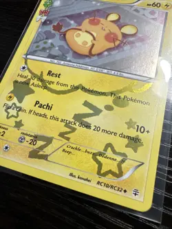 Pokemon TCG Dedenne RC10/RC32 XY Generations Radiant Collection Holo 2016 LP - Image 2