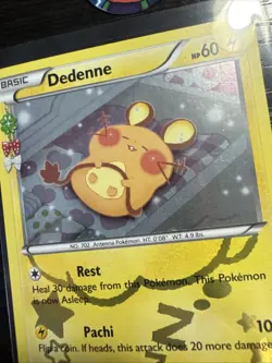 Pokemon TCG Dedenne RC10/RC32 XY Generations Radiant Collection Holo 2016 LP - Image 5
