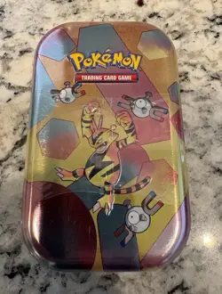 Pokemon TCG Tin Scarlet & Violet 151 Electabuzz Magnemite - Image 1