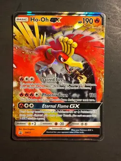 2017 Pokemon Ho-Oh GX SM57 Holo Promo Sun & Moon Promo Full Art holo holographic - Image 1