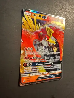 2017 Pokemon Ho-Oh GX SM57 Holo Promo Sun & Moon Promo Full Art holo holographic - Image 2
