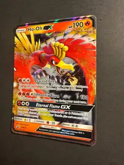 2017 Pokemon Ho-Oh GX SM57 Holo Promo Sun & Moon Promo Full Art holo holographic - Image 3