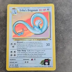 Erika's Dragonair 4/132 Gym Heroes Holo Rare English Unlimited 80 HP Nishida - Image 1
