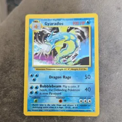 Wizards of the Coast Gyarados 6/102 Base Set Holo Rare Unlimited 100 HP 1999 - Image 1