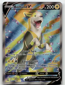 BOLTUND V 249/264 ULTRA RARE FUSION STRIKE POKEMON NEAR MINT - Image 1