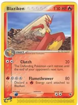 Pokemon TCG - Blaziken - 15/109 - Rare - Ex Ruby & Sapphire [Lightly Played] - Image 1