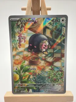 Lechonk - 209/197 - Obsidian Flames - NM - Pokemon Illustration Rare - Image 1