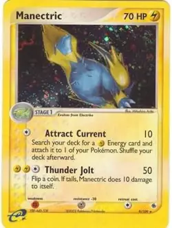 Pokemon TCG - Manectric - 9/109 - Holo - Rare - Ex Ruby & Sapphire [Light Play] - Image 1