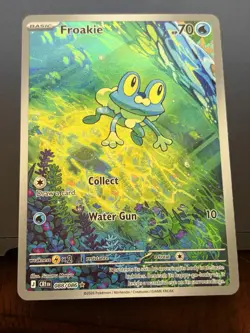 Froakie Illustration Rare 088/086 Pokemon Mega Evolution Chaos Rising - Image 1