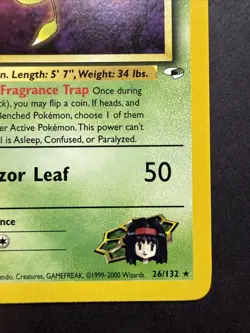 Pokemon TCG Erika's Victreebel Gym Heroes 26/132 Unlimited Non-holo - Image 4