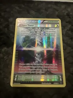 Pokemon CHAOS TOWER 94/124 - XY Fates Collide - Rev Holo - NM - Image 1
