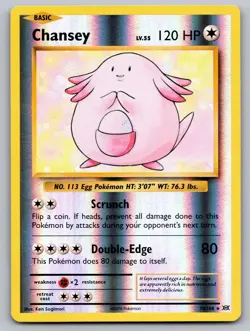 Chansey 70/108 Holo Rare Evolutions Pokemon Reverse Holo Near Mint - Image 1