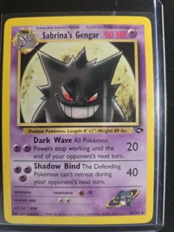 2000 Pokemon Gym Challenge Sabrina's Gengar 29/132 Rare NM - Image 1
