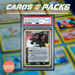 Carte Pokemon Noctali Star Celebrations 17/17 PSA 10 GEM MINT - Image 1
