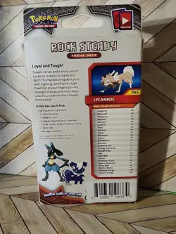 Pokemon Sun And Moon Burning Shadows ROCK STEADY Theme Deck w/ Lycanroc - Image 3