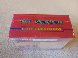Awesome Factory Sealed Pokemon Zacian Sword Shield Elite Trainer Box W/ Case - Image 4