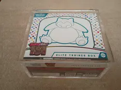 Minty Factory Sealed 151 Pokemon Elite Trainer Box With Acrylic Case - Image 1