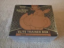 Awesome Factory Sealed Pokemon Shining Fates Elite Trainer Box With Acrylic Case - Image 2