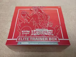 Minty Factory Sealed Pokemon Battle Styles Elite Trainer Box With Acrylic Case - Image 2