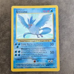 Pokemon TCG Articuno 2/62 Fossil Holo Rare Unlimited 70 HP English 1999 - Image 1