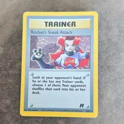 Wizards of the Coast Rocket's Sneak Attack 16/82 Team Rocket Rare Trainer 1999 - Image 1