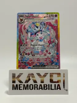 Pokemon Prismatic Evolution Sylveon ex #156 SIR Eeveelution - Pack Fresh, Clean! - Image 4