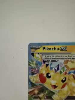 Pokemon Pikachu ex Surging Sparks Double Rare Holofoil 057/191 - Image 2