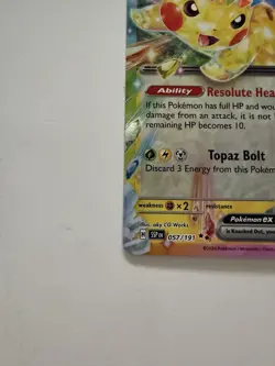 Pokemon Pikachu ex Surging Sparks Double Rare Holofoil 057/191 - Image 3