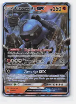CARRACOSTA GX - SM239 HOLO PROMO SUN & MOON PROMO POKEMON - Image 1