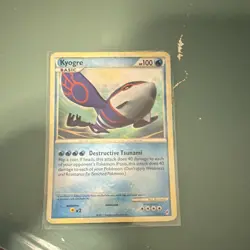 Pokemon TCG Kyogre 12/95 Call of Legends Reverse Holo Rare Basic 100 HP 2011 - Image 3