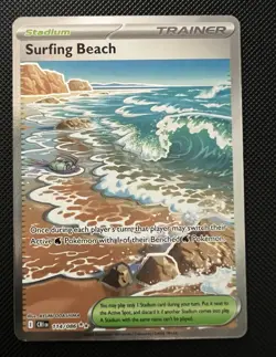 The Pokemon Company Surfing Beach 114/086 ENG Chaos Rising - Image 1