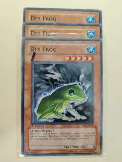 3x Des Frog CRV-EN026 Common 1st Edition LP - Image 1
