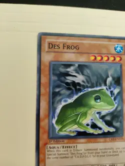 3x Des Frog CRV-EN026 Common 1st Edition LP - Image 3