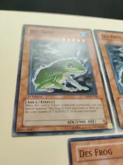 3x Des Frog CRV-EN026 Common 1st Edition LP - Image 4