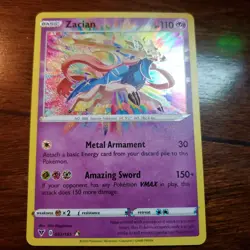 Pokemon Vivid Voltage Zacian Amazing Rare 82/185 - Image 1