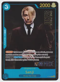 Sanji P-050 Live Action Premium Collection Promo MP One Piece TCG English - Image 1