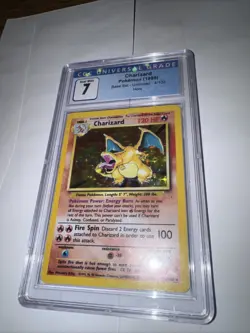 Charizard Holo 4/102 Base Set 1999 Pokemon Card CGC 7 Looks Amazing🔥 - Image 1