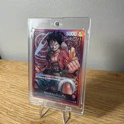 Monkey.D.Luffy ST01-001 - One Piece Card Game Starter Deck 1 Straw Hat Crew Foil - Image 2