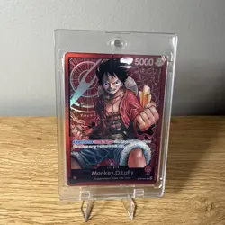 Monkey.D.Luffy ST01-001 - One Piece Card Game Starter Deck 1 Straw Hat Crew Foil - Image 3